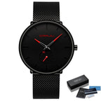 Relógio Masculino Minimalista Slim Casual Lux - Universo Livre - lojauniversolivre.com