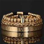 Pulseira Masculina Luxo Royal 3 em 1