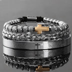 Pulseira Masculino Bracelete Pai Nosso