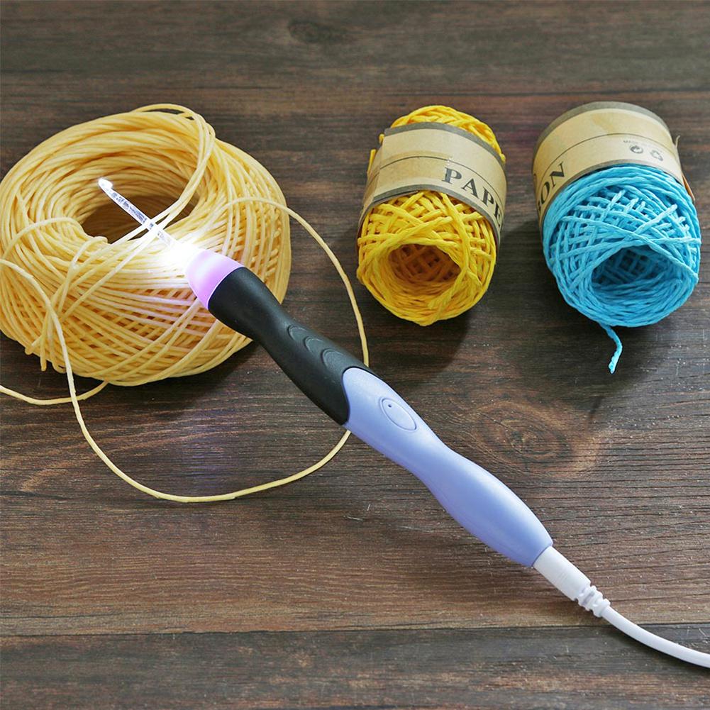 Kit Croche LED Agulha com Luz