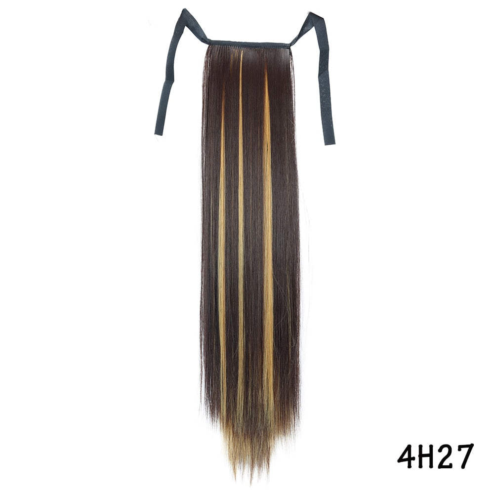 Aplique Rabo de Cavalo Mega Hair Liso Premium Peruca