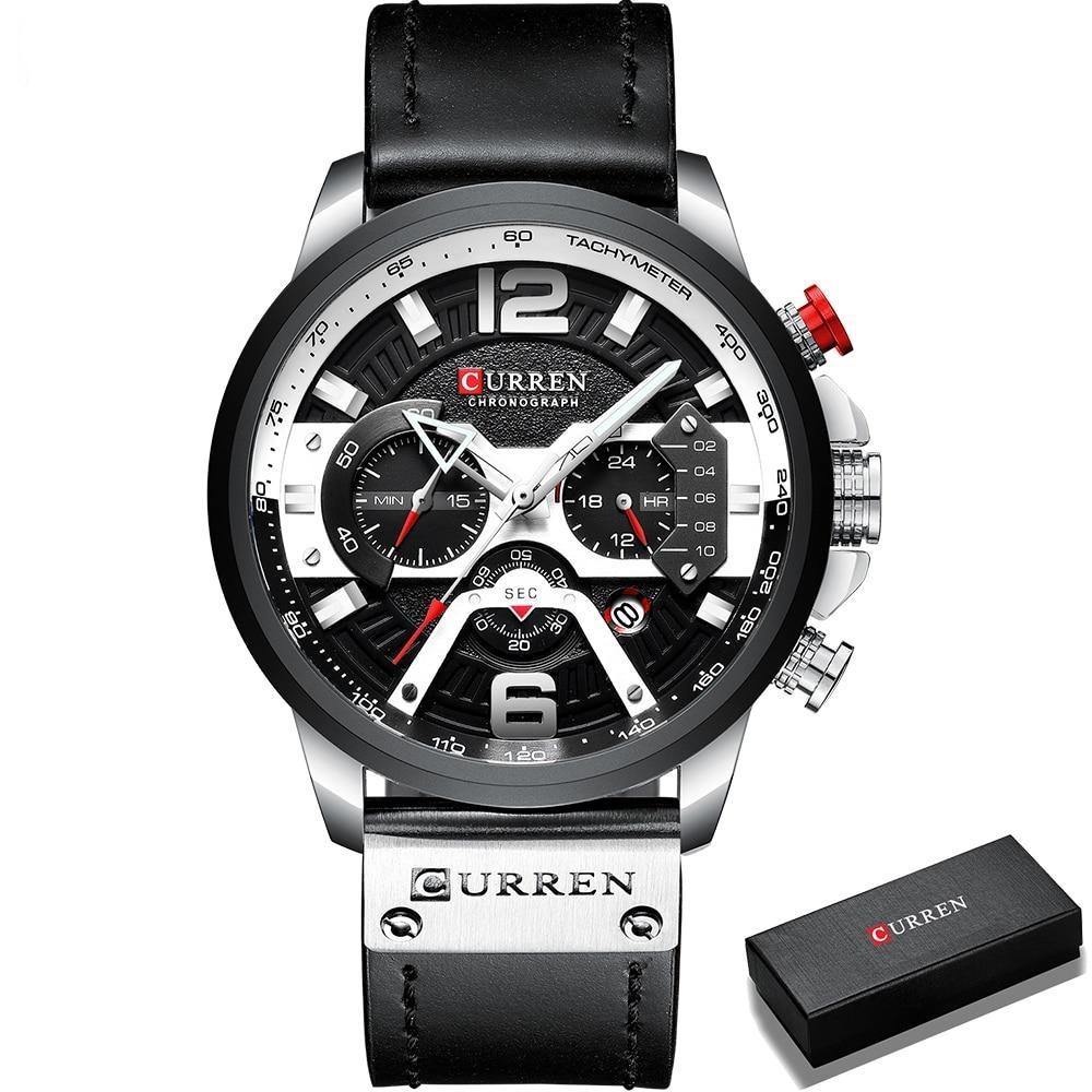 Relógio Casual Curren Original Luxury Masculino - Universo Livre - lojauniversolivre.com