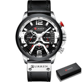 Relógio Casual Curren Original Luxury Masculino