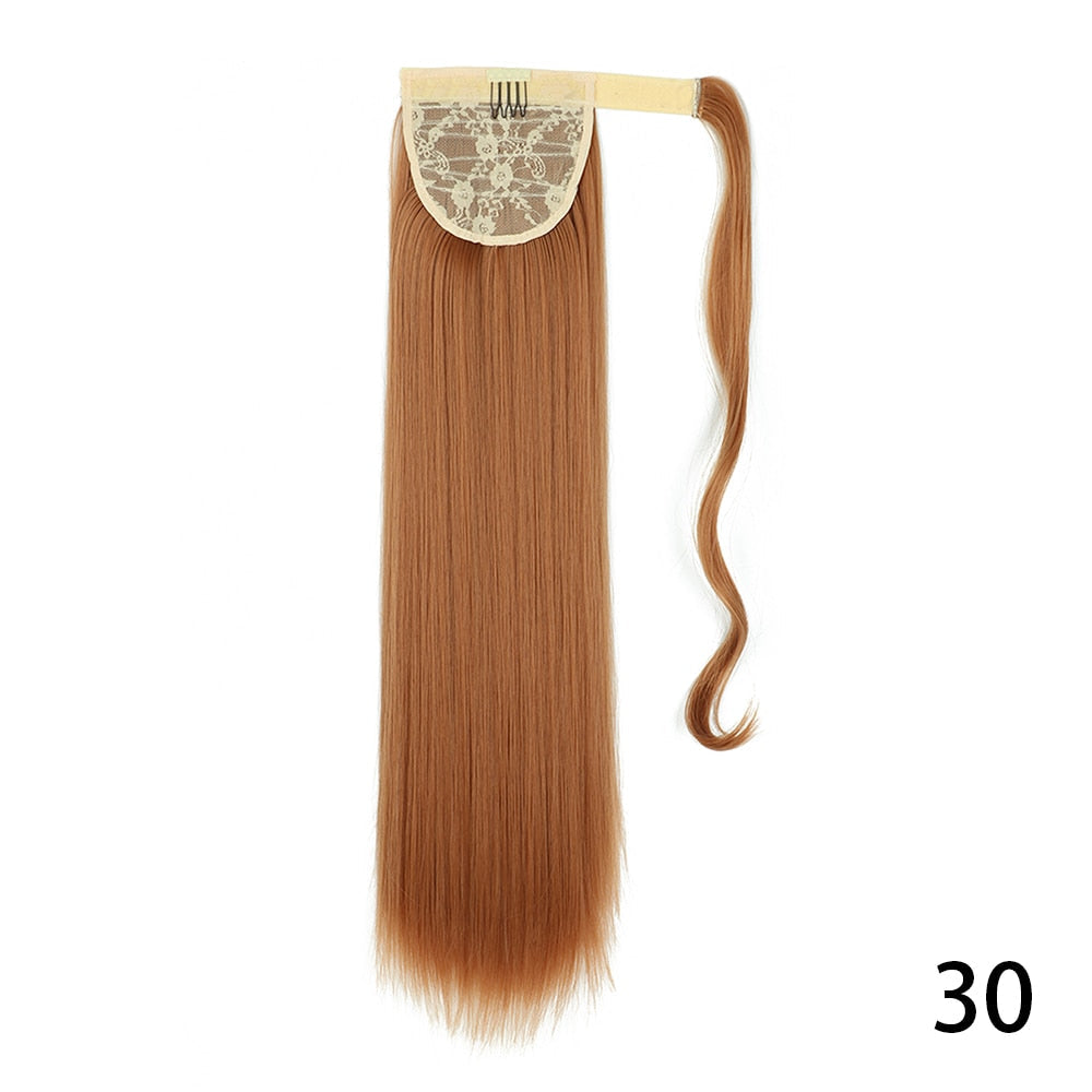 Aplique Rabo de Cavalo Mega Hair Liso Premium Peruca