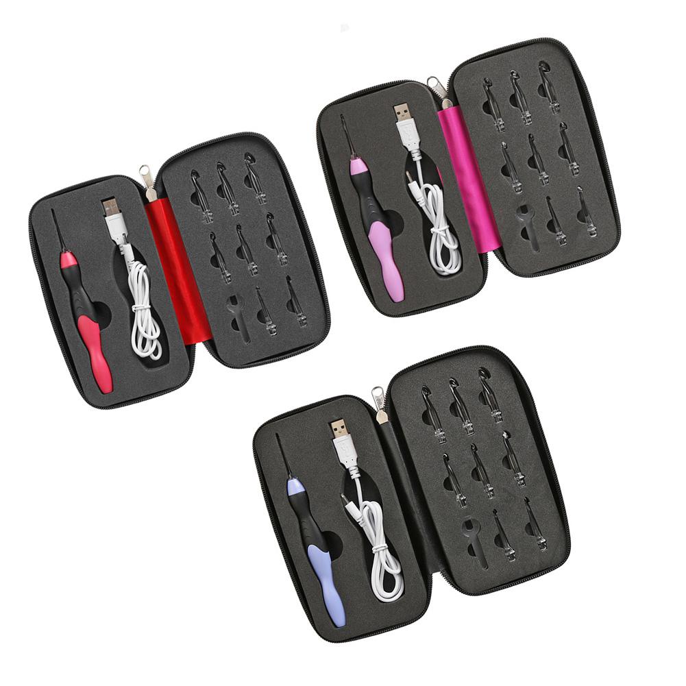 Kit Croche LED Agulha com Luz