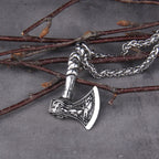 Colar Masculino Machado Nordico com Caixa Vikings