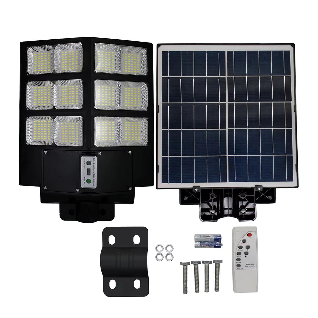 Luminária LED Solar 1000W com Sensor de Presença IP66