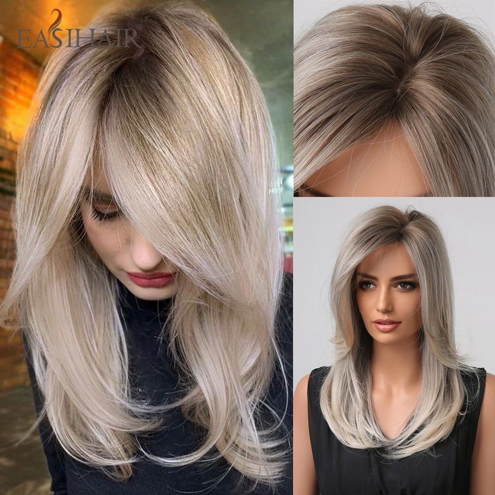 Peruca Human Média Chanel Lace Wigs