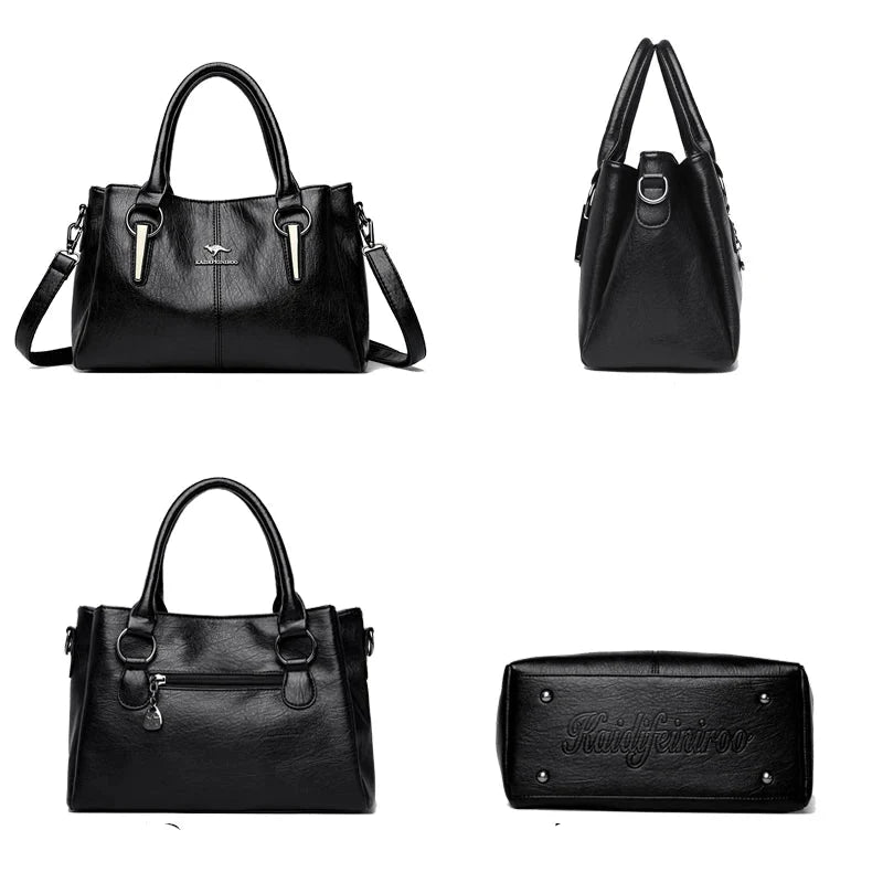 Bolsa de Ombro Feminina de Couro Legítimo