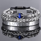 Pulseira Bracelete Masculino Olho de Tigre Stone