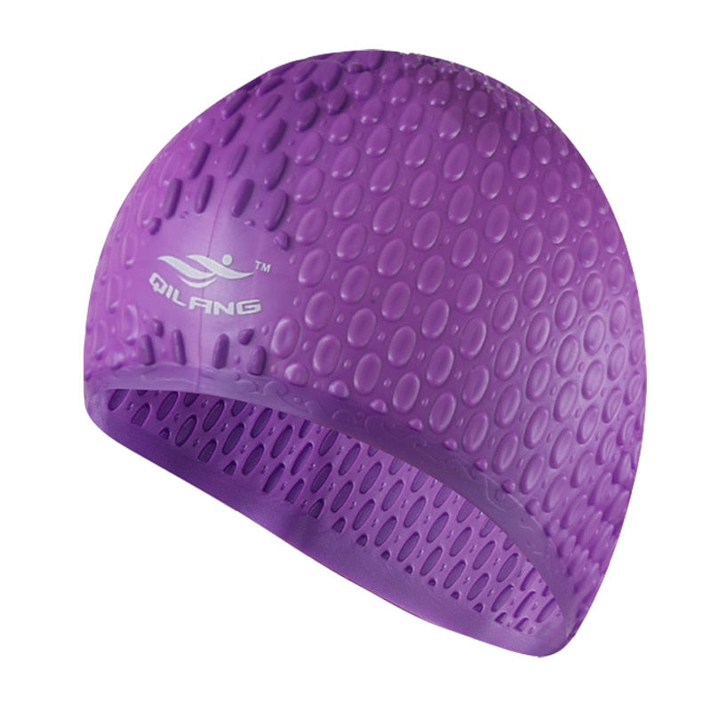 Touca de Natação Silicone Impermeável
