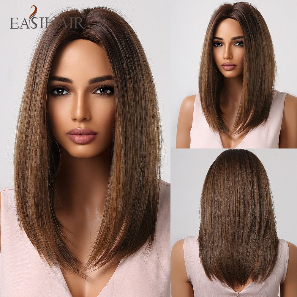 Peruca Human Média Chanel Lace Wigs