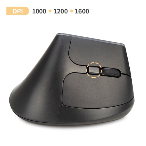 Mouse Vertical Ergonômico Delux