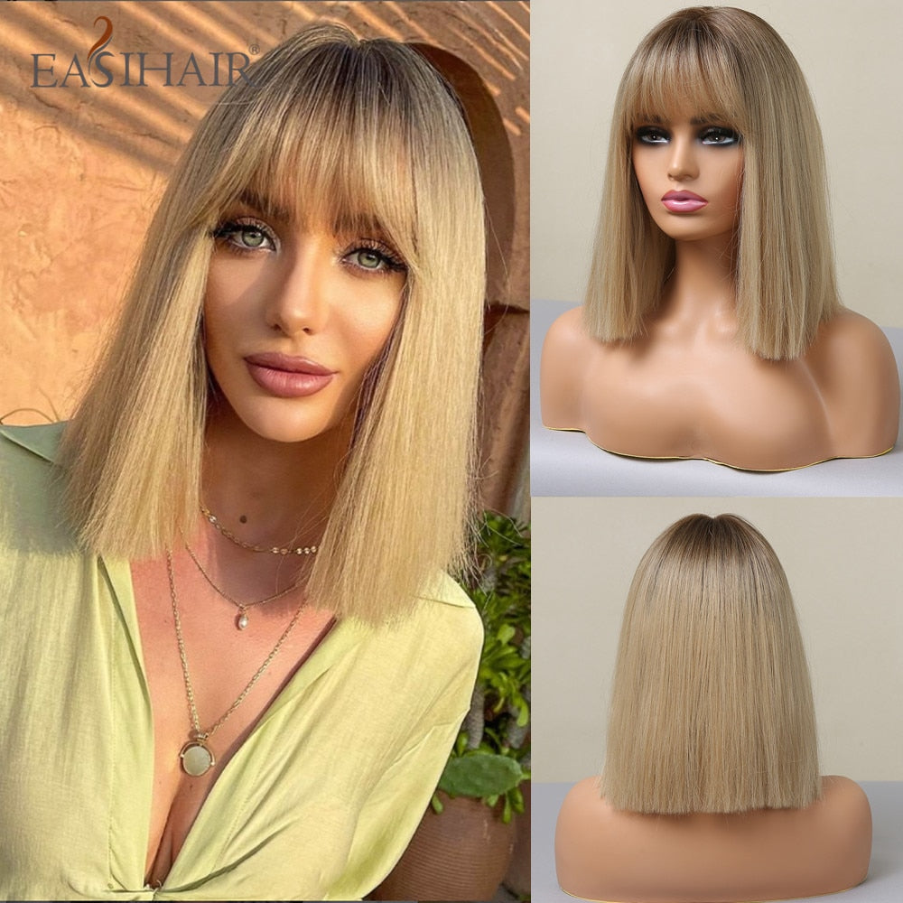 Peruca Human Média Chanel Lace Wigs