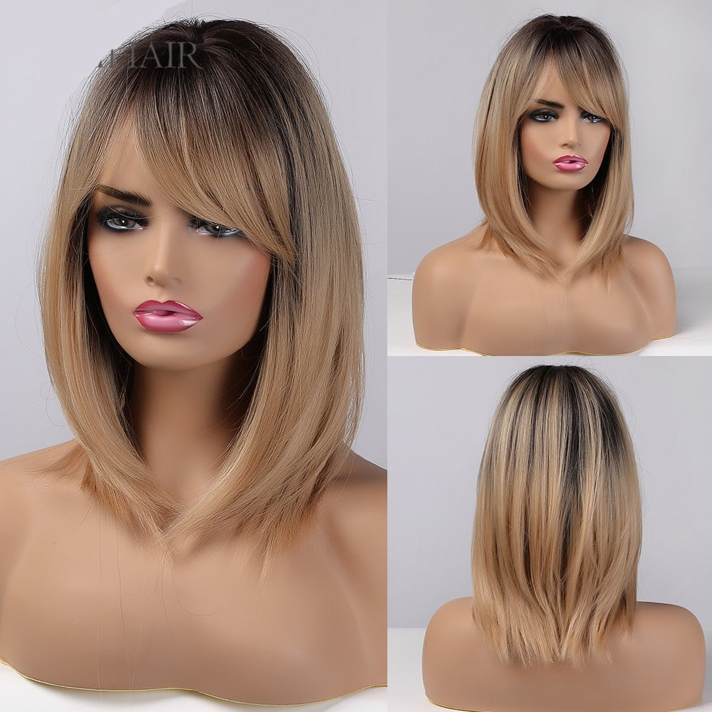 Peruca Human Média Chanel Lace Wigs