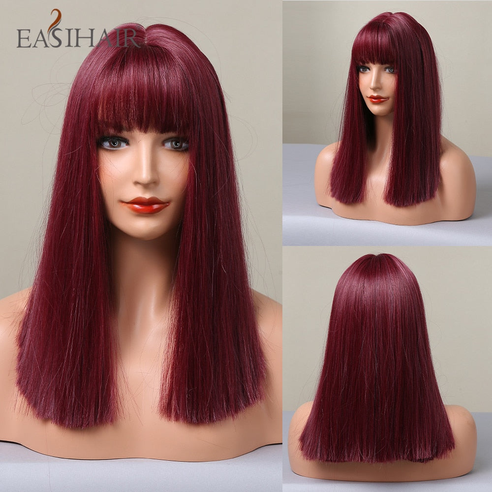 Peruca Human Média Chanel Lace Wigs