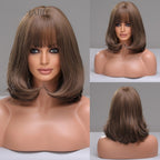 Peruca Human Média Chanel Lace Wigs