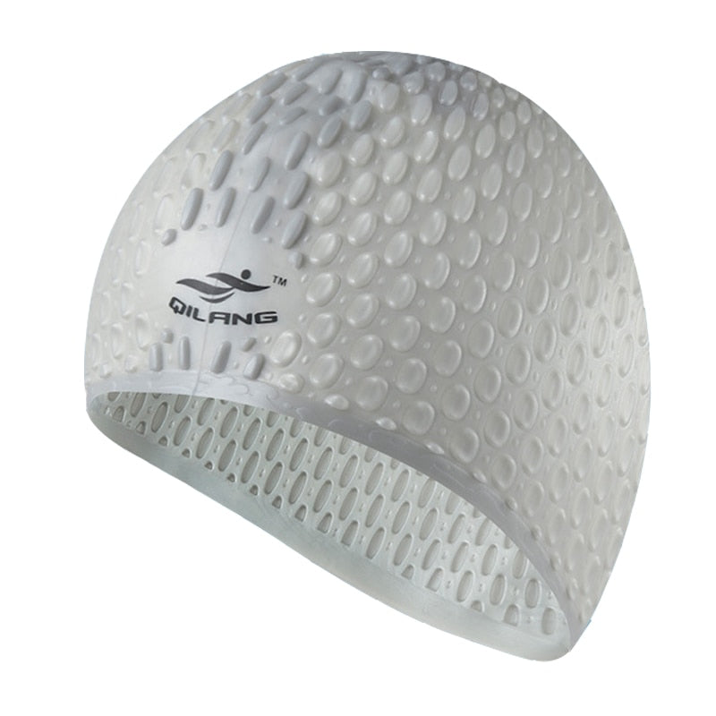 Touca de Natação Silicone Impermeável