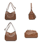 Bolsa De Couro Feminina Transversal