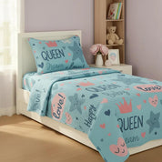 Kit Colcha Infantil Cama Solteiro 2 Peças Cobre-Leito e Porta-Travesseiro Microfibra Estampada Menino e Menina 1,60 x 2,20 m