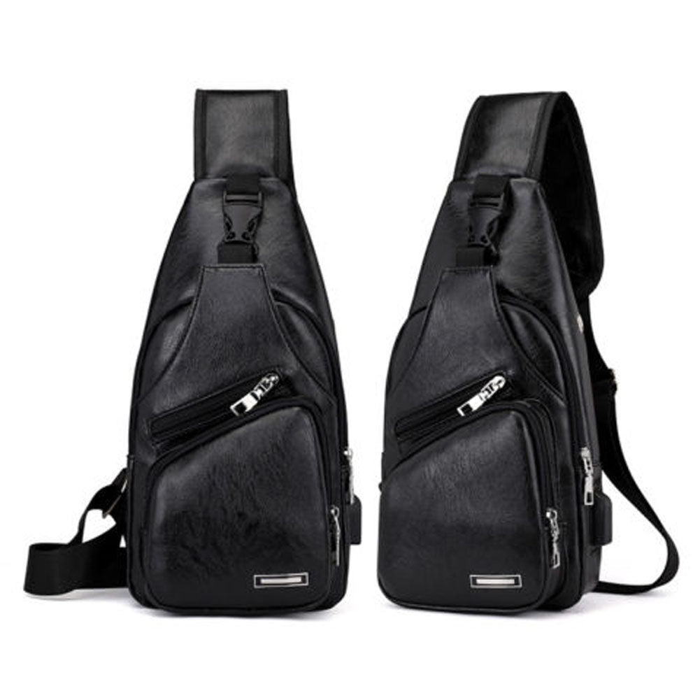 Bolsa Transversal Resistente de Couro Premium SmartBag