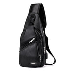 Bolsa Transversal Resistente de Couro Premium SmartBag