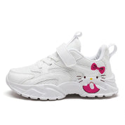 Tênis Infantil Hello Kitty Casual Chunky Velcro Cabedal PU Branco 27 ao 38 — foto 4
