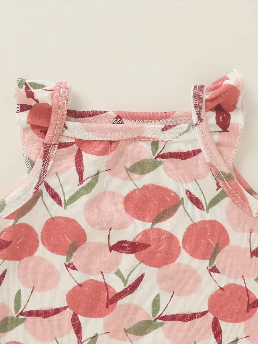 Kit 5 Bodies Bebê Menina Regata Alcinha Babado Estampa Floral Algodão 0 a 12 Meses — foto 5